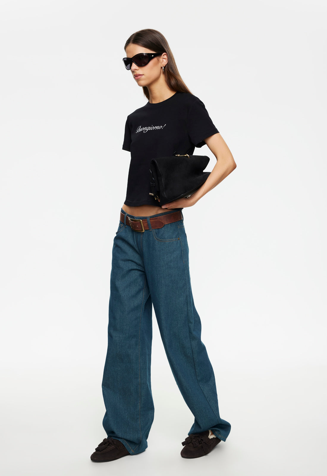 BUONGIORNO BABY TEE - NOIR