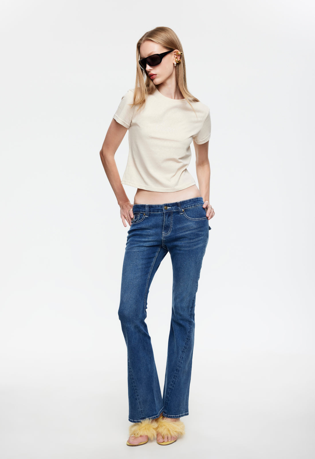 MARY-KATE JEAN - MID BLUE