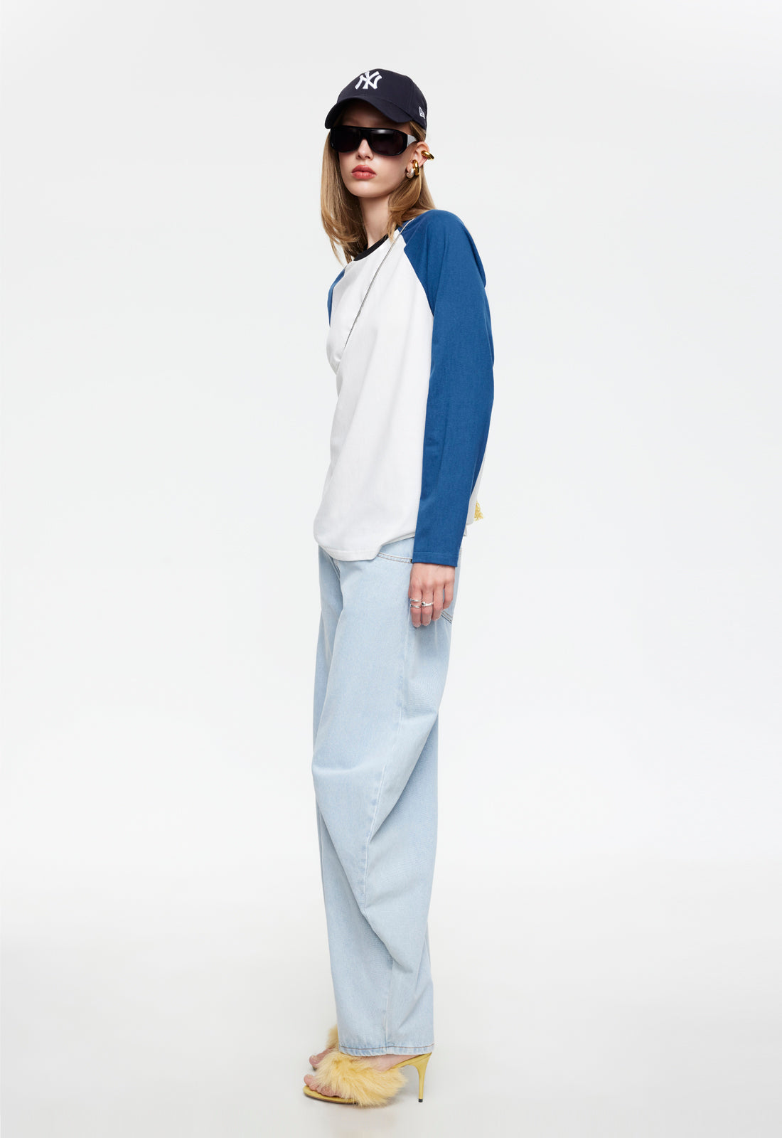 KRAVITZ BASEBALL TEE - BLUE