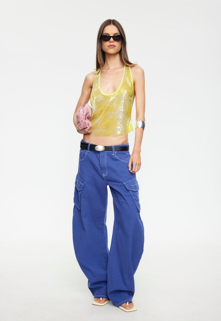 PENTHOUSE JEAN - COBALT