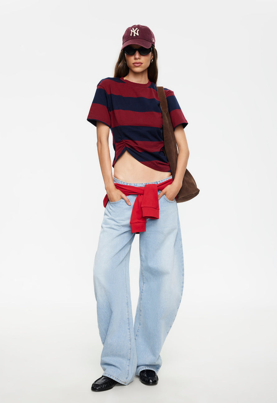LT1493-1-2604-BURGUNDY-STRIPE-LB699-29-2601-LIGHT-DENIM-1