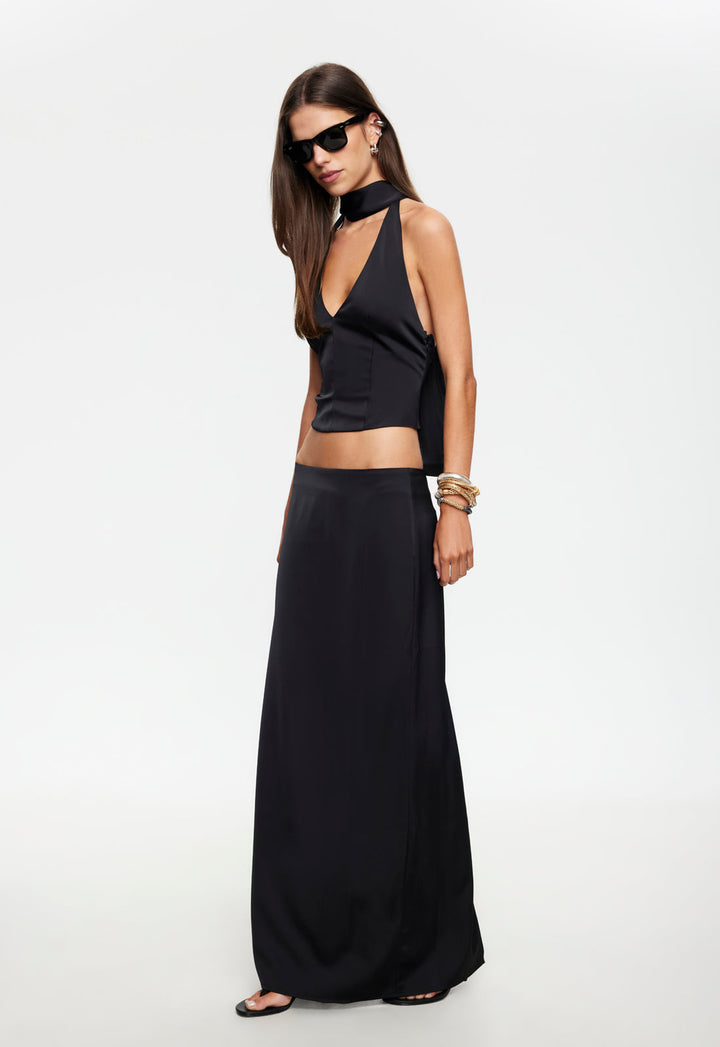 FRONT ROW HALTER - NOIR