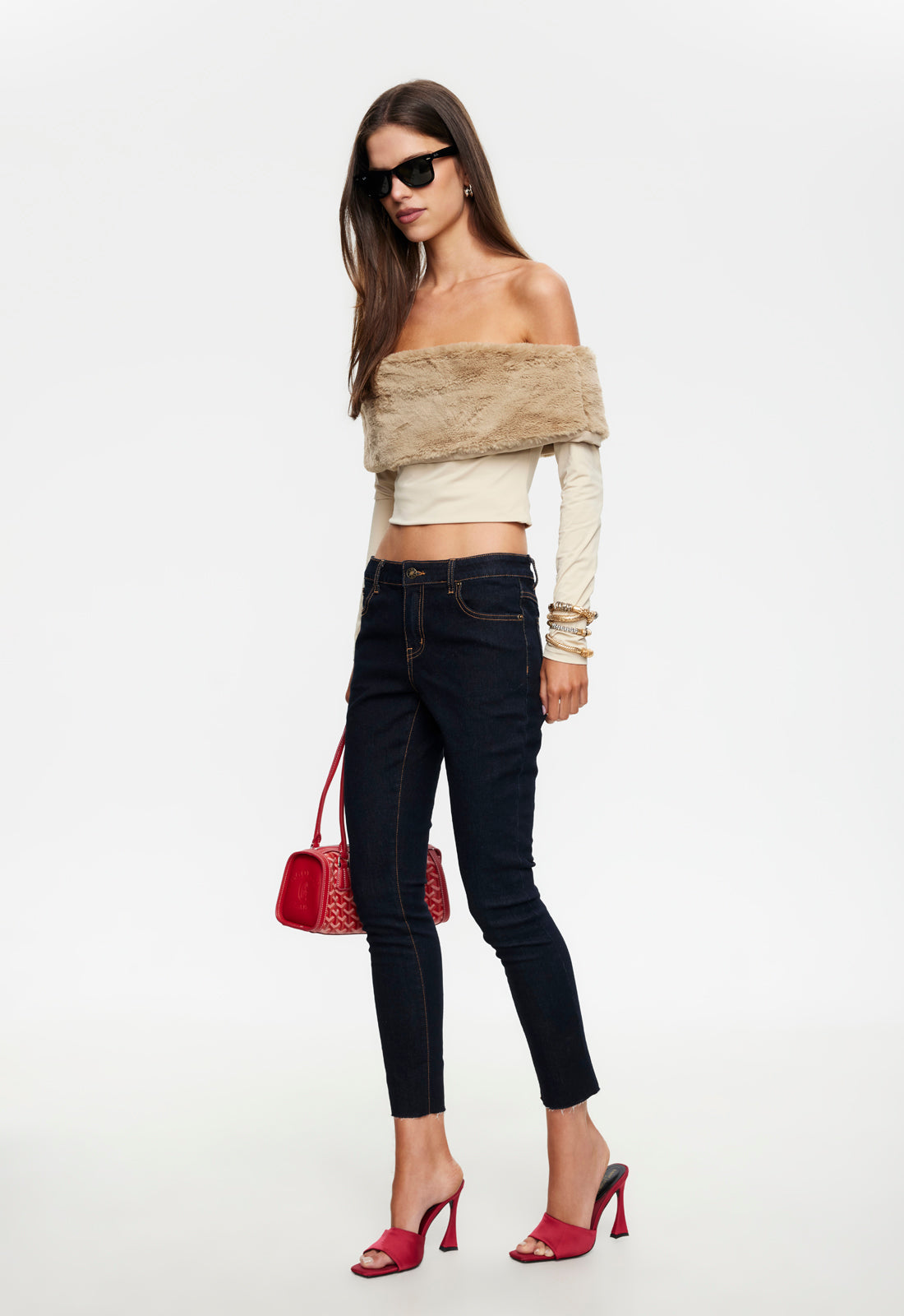 WALDORF OFF SHOULDER - BEIGE