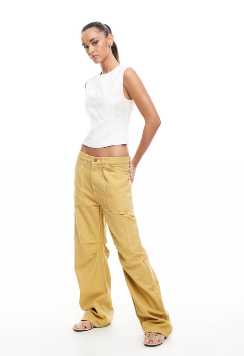 MIAMI VICE PANT - MUSTARD