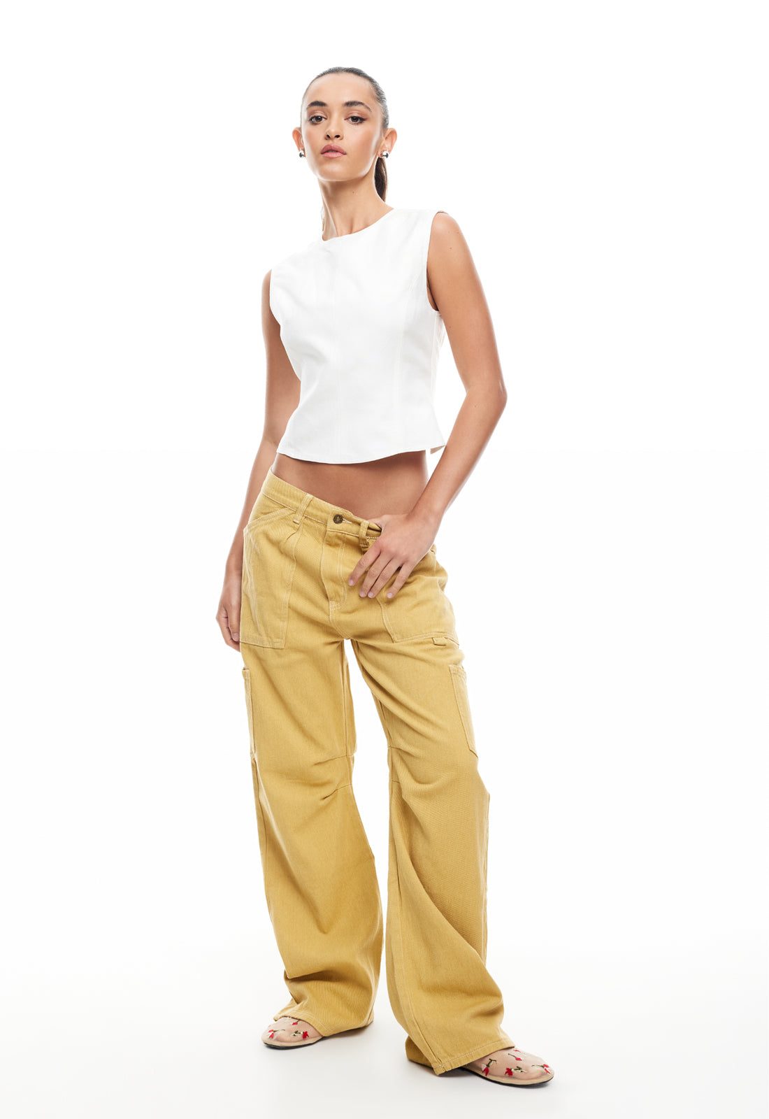 MIAMI VICE PANT - MUSTARD