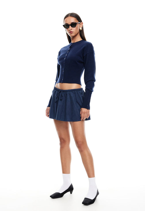 HEAD IN THE CLOUDS CARDIGAN - NAVY