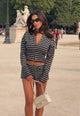 HEAD IN THE CLOUDS CARDIGAN - ONYX MOSS