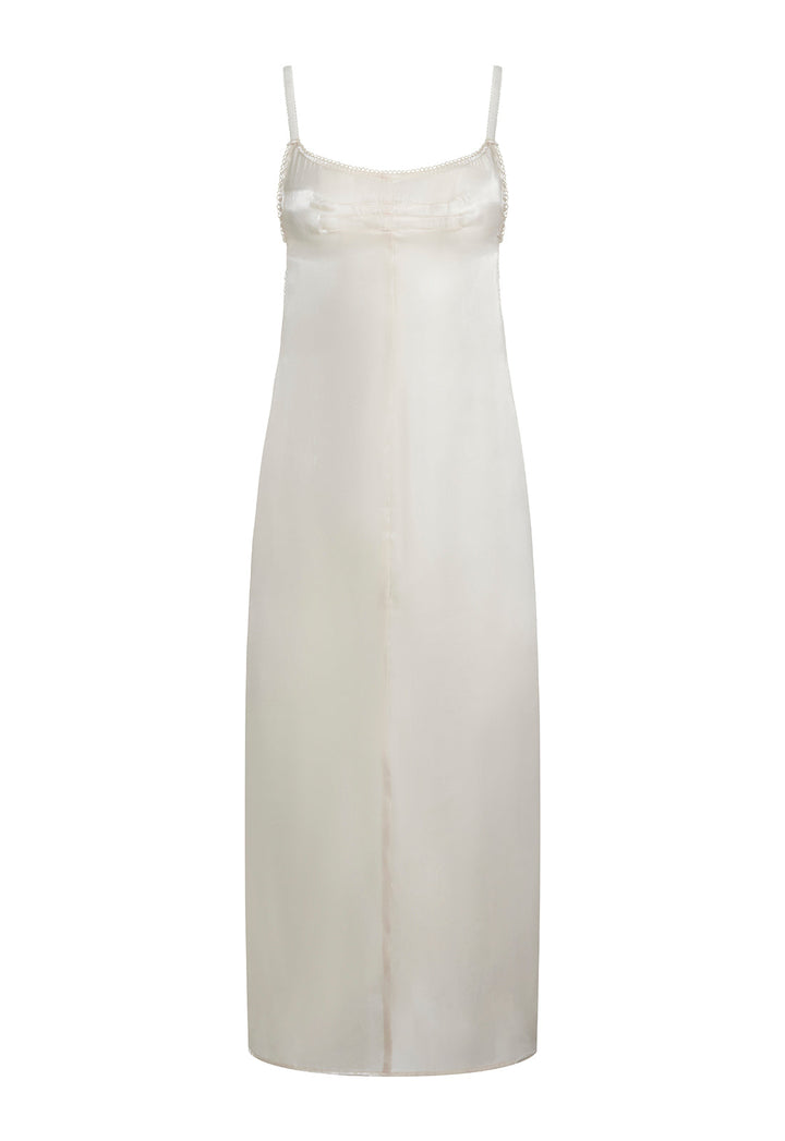 ELECTRA MIDI DRESS - LIGHT GOLD