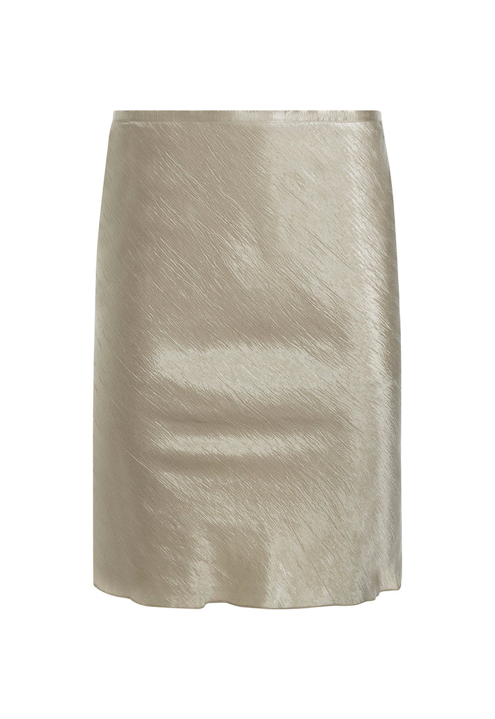 SHORELINE MIDI SKIRT  - GOLD