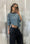 BLOOM LONG SLEEVE - NAVY SEA STRIPE