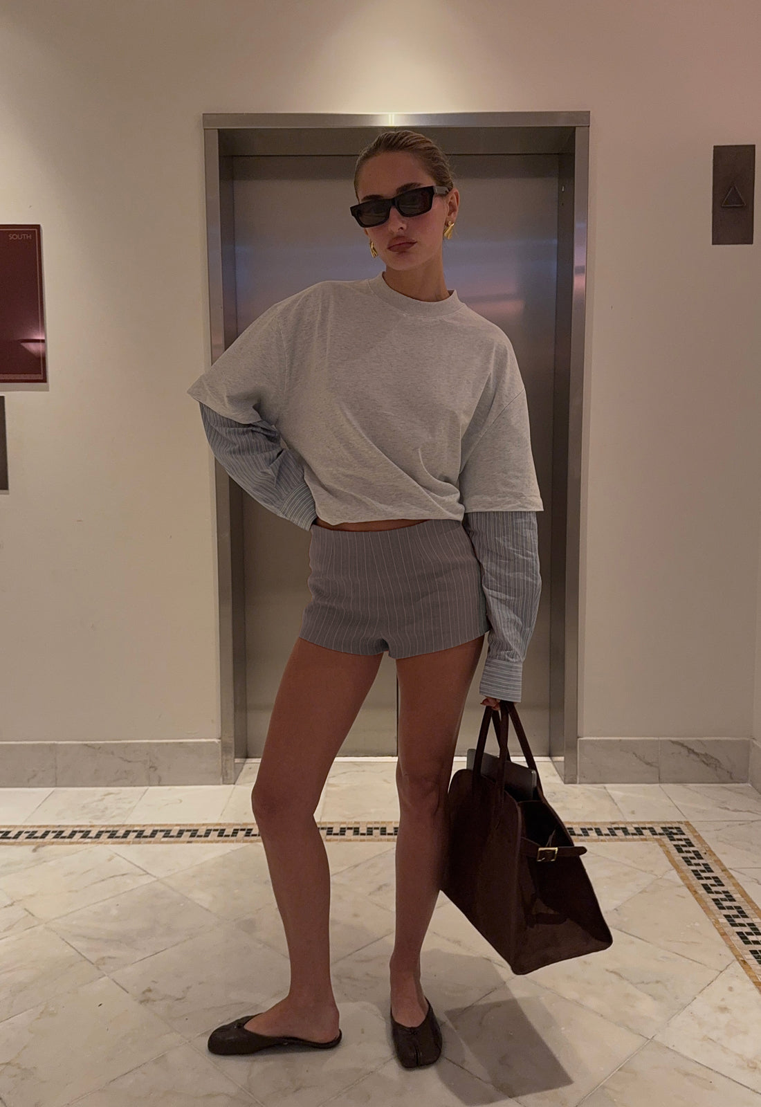 BOTTEGA SHIRT  - GREY