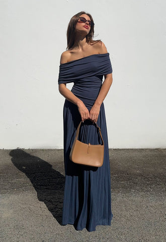 FIELD OF DREAMS MAXI (OATMEAL & NAVY)