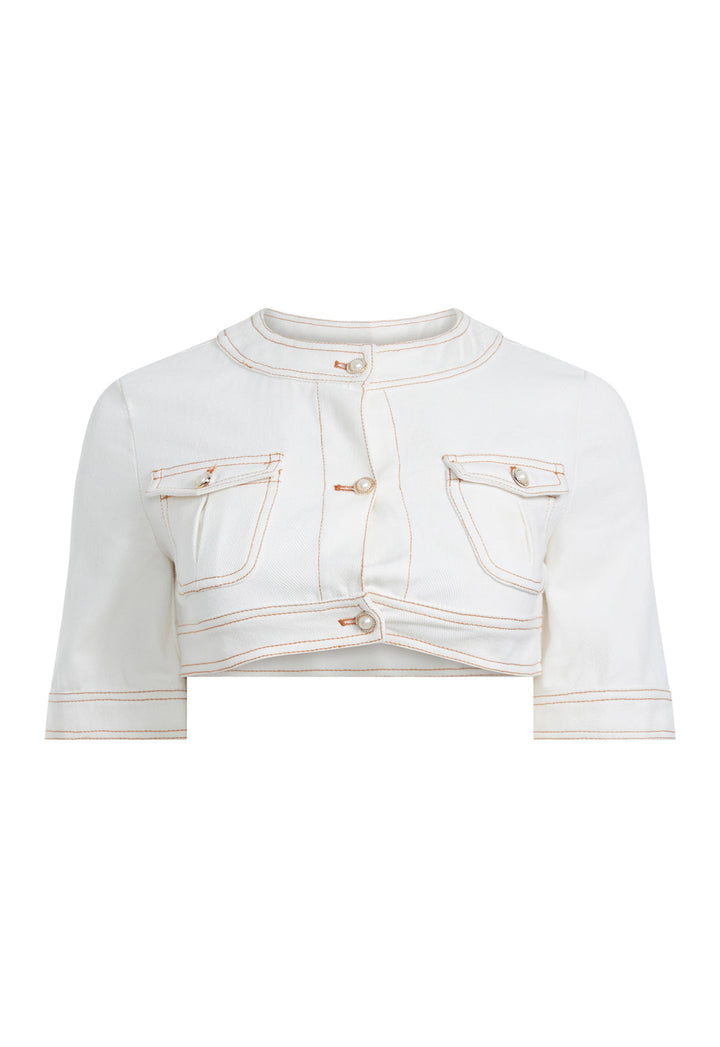 PENTHOUSE DENIM TOP  - DOLLHOUSE