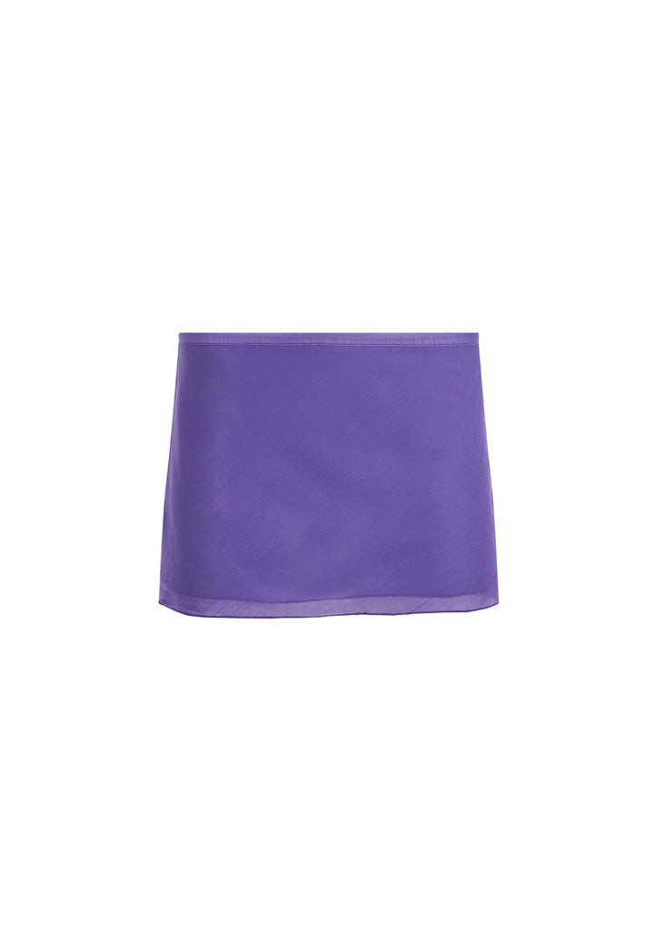 MARTINI MINI SKIRT - GRAPE