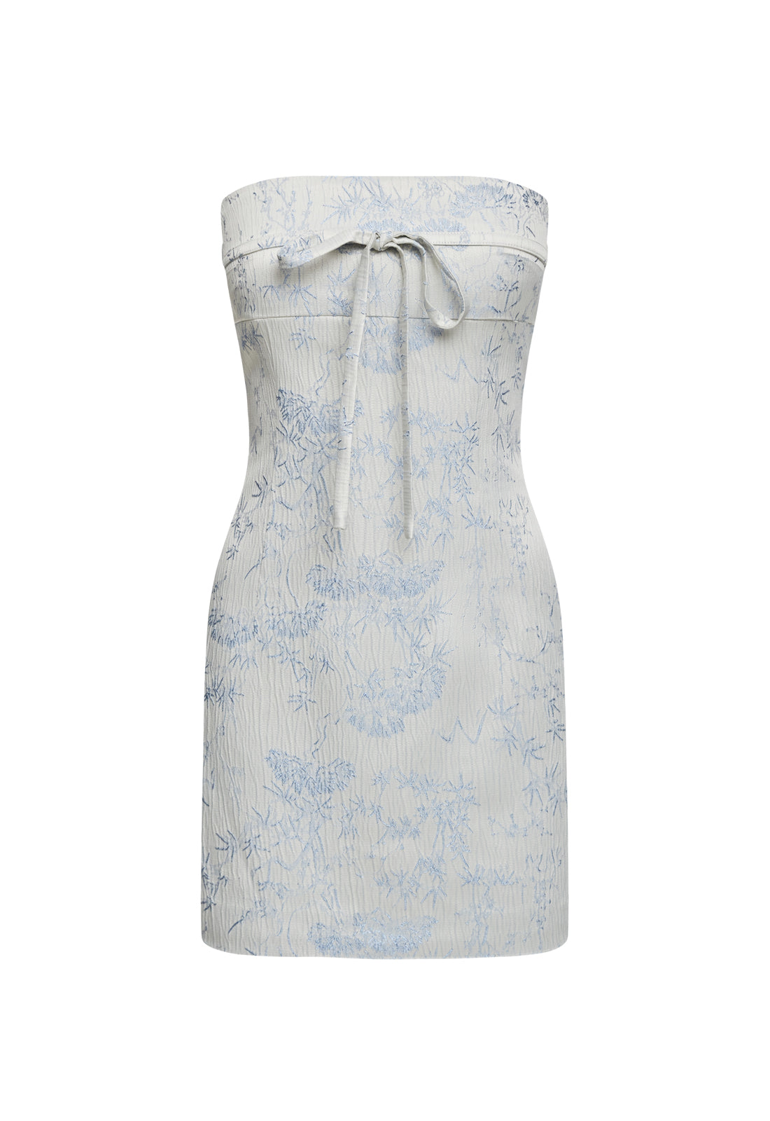 CLUB LIONESS MINI DRESS - BLUE FLORAL