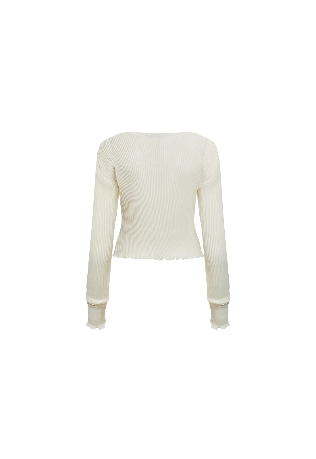 FORD LONG SLEEVE TOP - IVORY