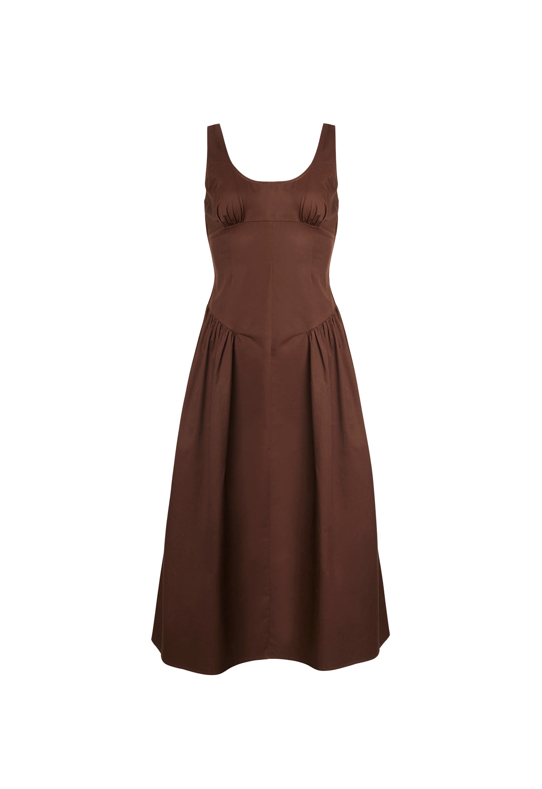 LUNA ROSA MAXI DRESS - CHOCOLATE