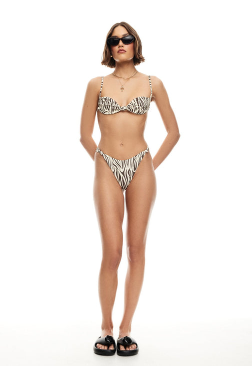 NAOMI KNOT BOTTOM  - ZEBRA