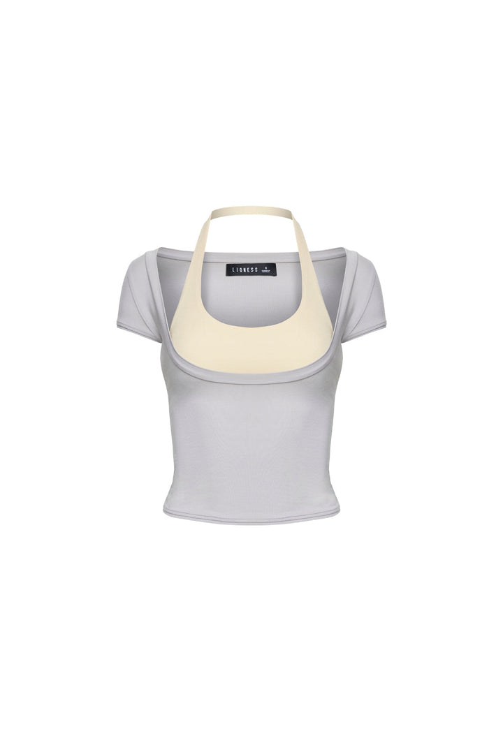 STRETCH TEE - GREY