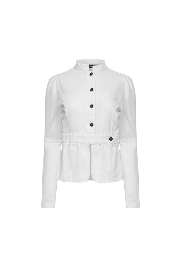 BROOKLYN DENIM JACKET - PORCELAIN
