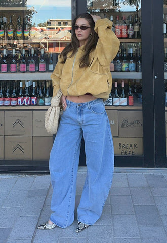 DISTRICT MAXI + VISTA BOMBER MUSTARD