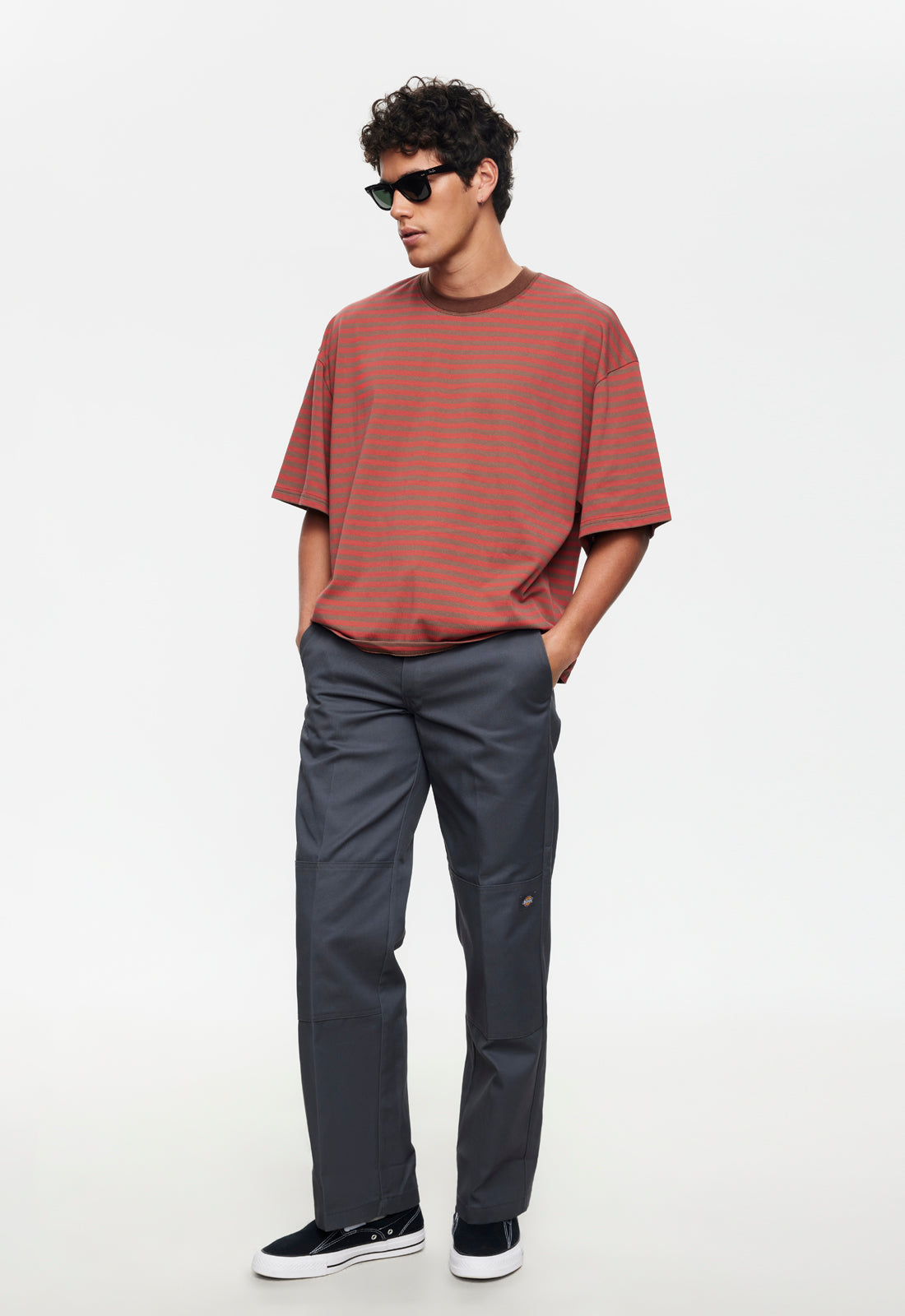 BLOOM SHORT SLEEVE - LAVA COCOA STRIPE