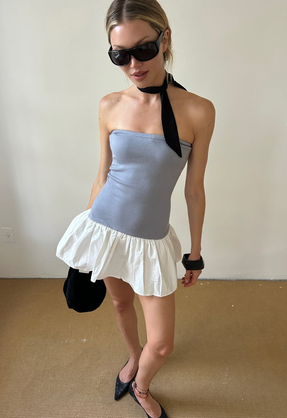 IT GIRL MINI DRESS - CLOUD