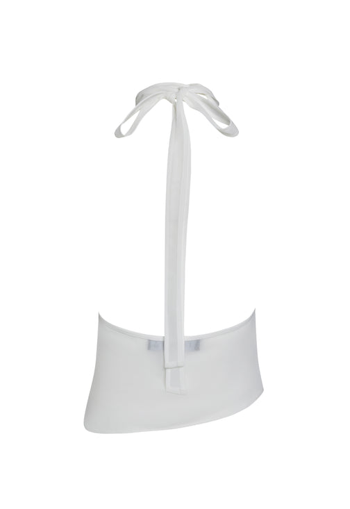 RENDEZVOUS HALTER TOP - PORCELAIN