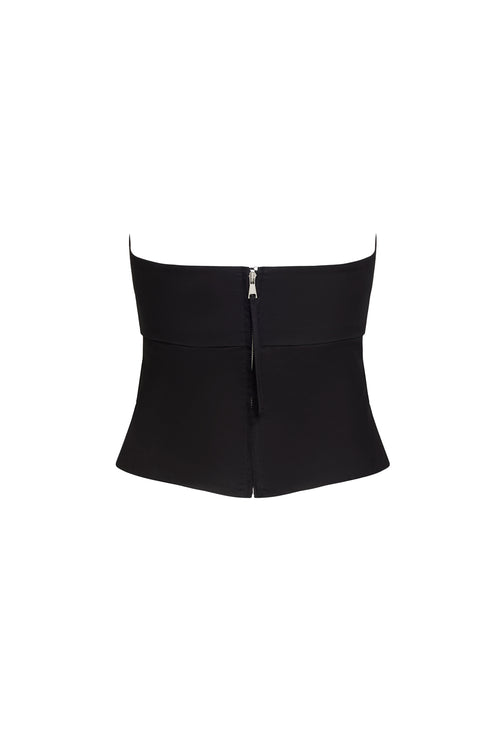 SMOKESHOW STRAPLESS TOP - ONYX