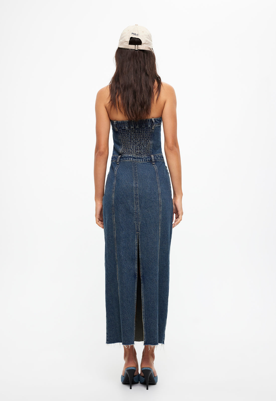 VISTA DENIM DRESS - DENIM BLUE