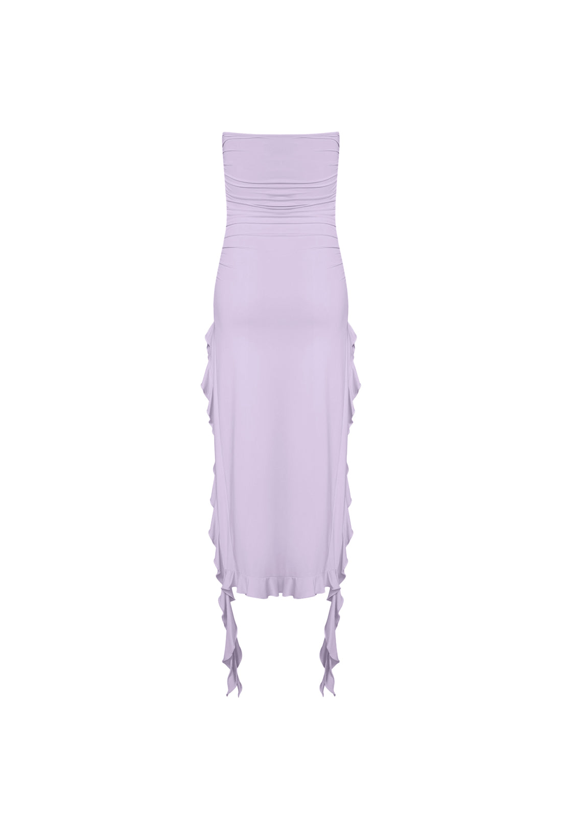 RENDEZVOUS STRAPLESS DRESS - LILAC