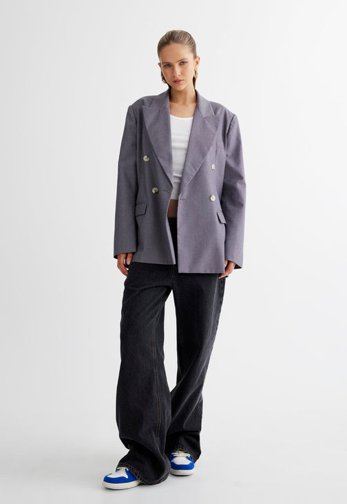 Lioness oxford blazer dress deals