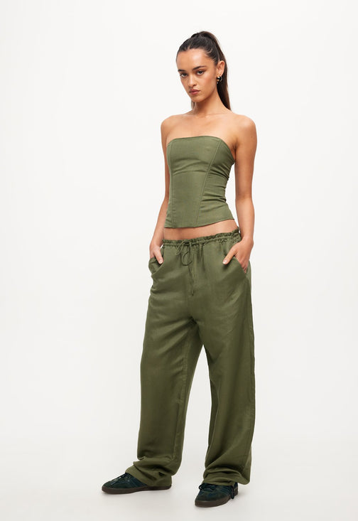 LA PALMA PANT - KHAKI
