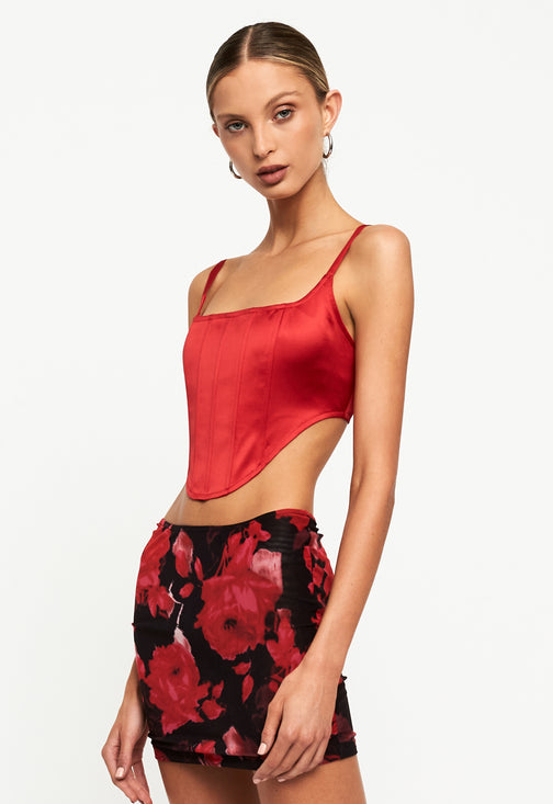 TANIS CORSET - ROUGE