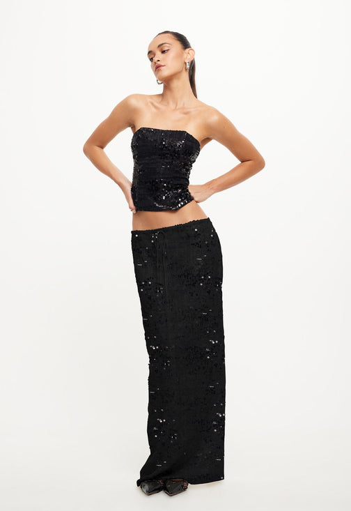 SHE'S ALL THAT STRAPLESS TOP - ONYX