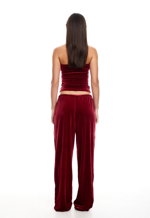 RIDE WITH ME PANT - BURGUNDY